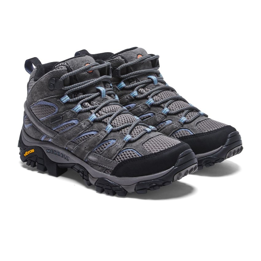 Chaussures Randonnée Merrell Moab 2 Mid Waterproof Grise Foncé Femme | P.P.YMWY